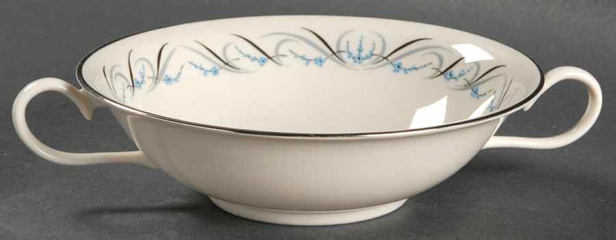 Waltz of Spring (Rim) Flat Cream Soup Bowl by Fine Arts-1