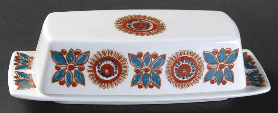 Astrid 1/4 Lb Covered Butter by Figgjo (Norway)-1