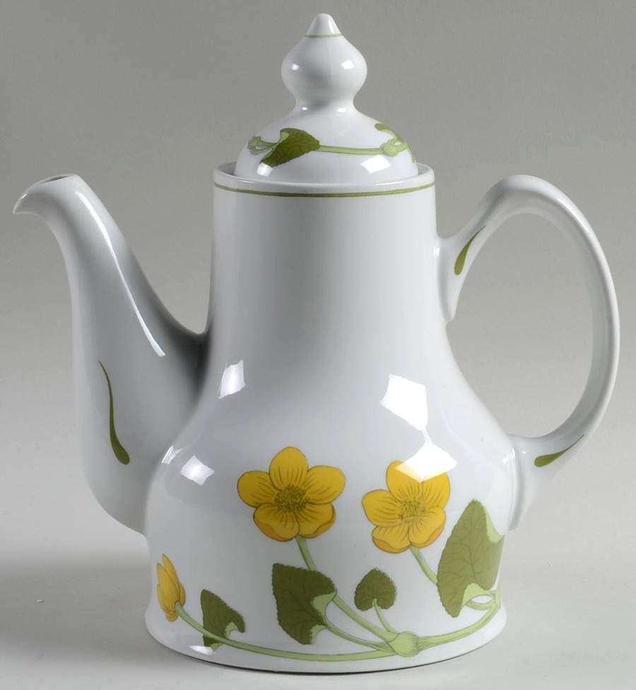 Bekkeblom Coffee Pot & Lid by Figgjo (Norway)-1