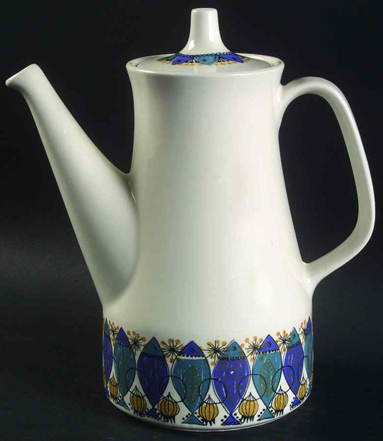 Clupea (Norway) Coffee Pot & Lid by Figgjo (Norway)-1