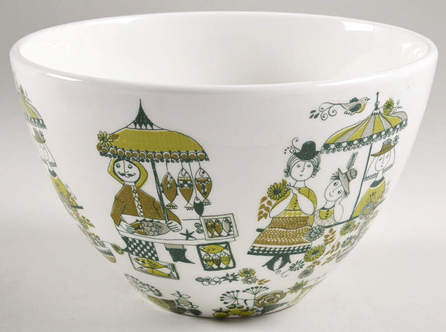 Market 8" Salad Serving Bowl by Figgjo (Norway)-1