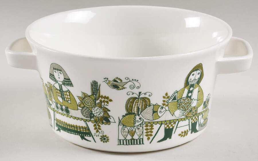 Market 1 Qt Round Casserole No Lid by Figgjo (Norway)-1
