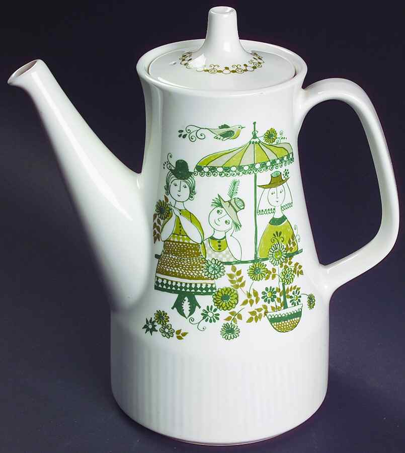 Market Coffee Pot & Lid by Figgjo (Norway)-1