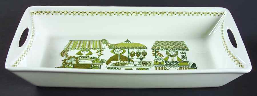 Market 12" Rectangular Baker by Figgjo (Norway)-1
