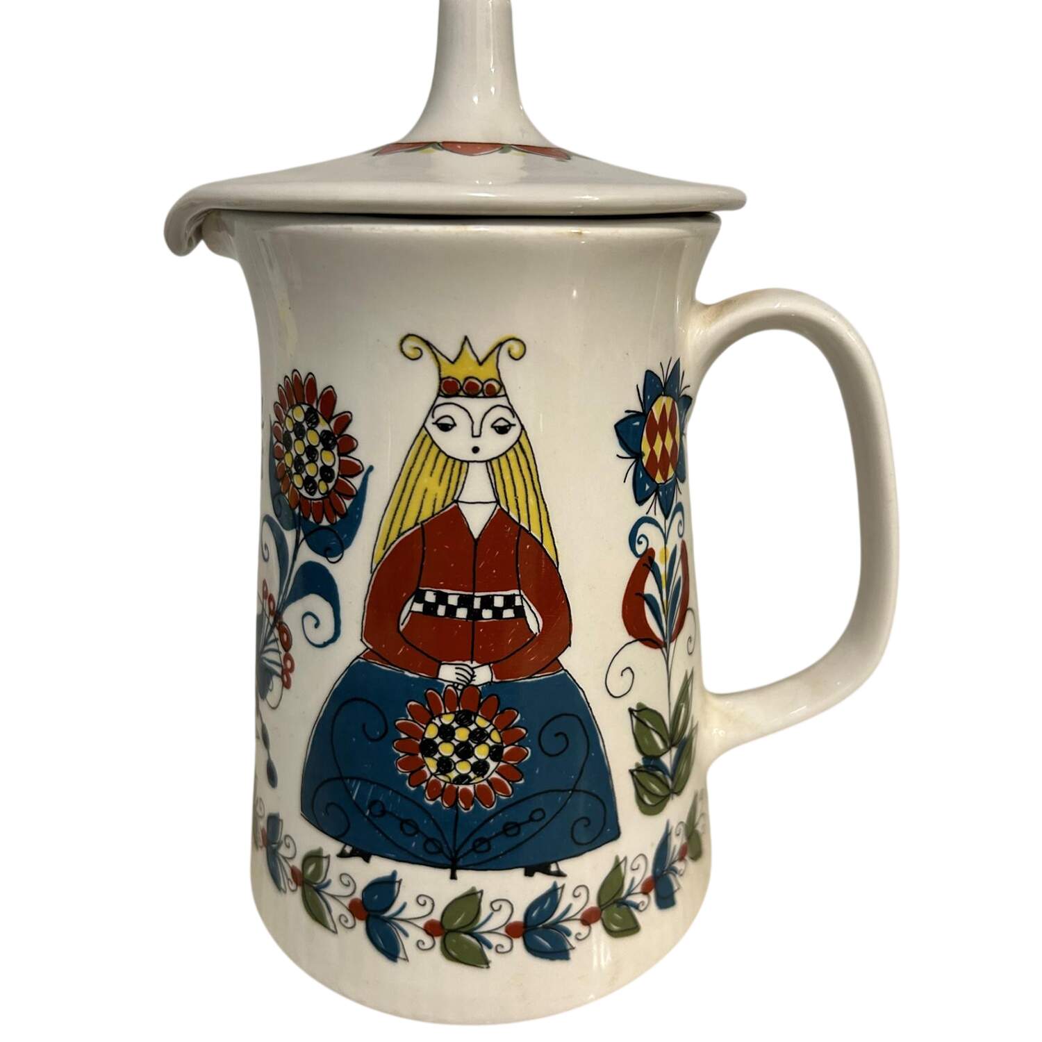 Saga Coffee Pot & Lid by Figgjo (Norway)-1