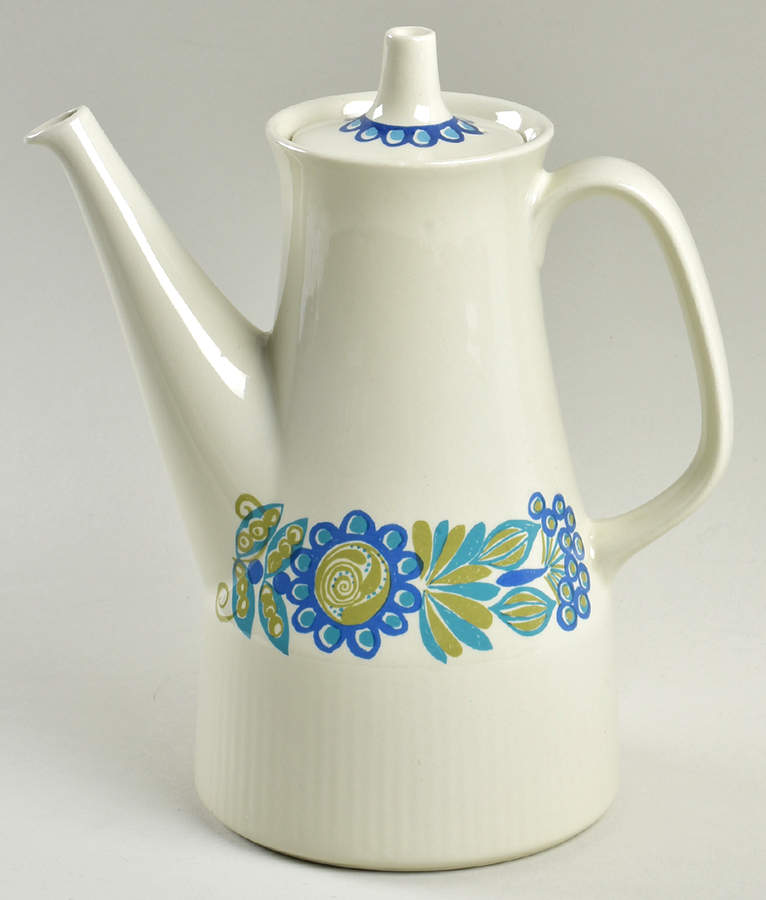 Turi Gramstad Oliver Coffee Pot & Lid by Figgjo (Norway)-1