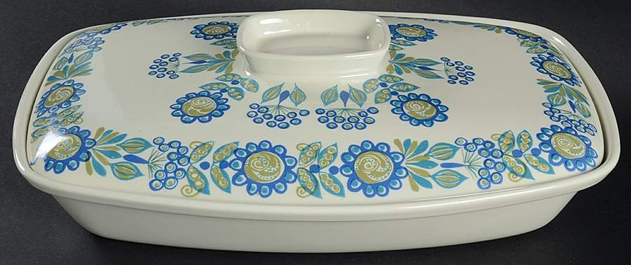 Turi Gramstad Oliver Rectangular Covered Vegetable by Figgjo (Norway)-1