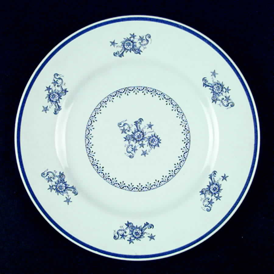Chelsea Blue Salad Plate by S Fieldings & Co.-1