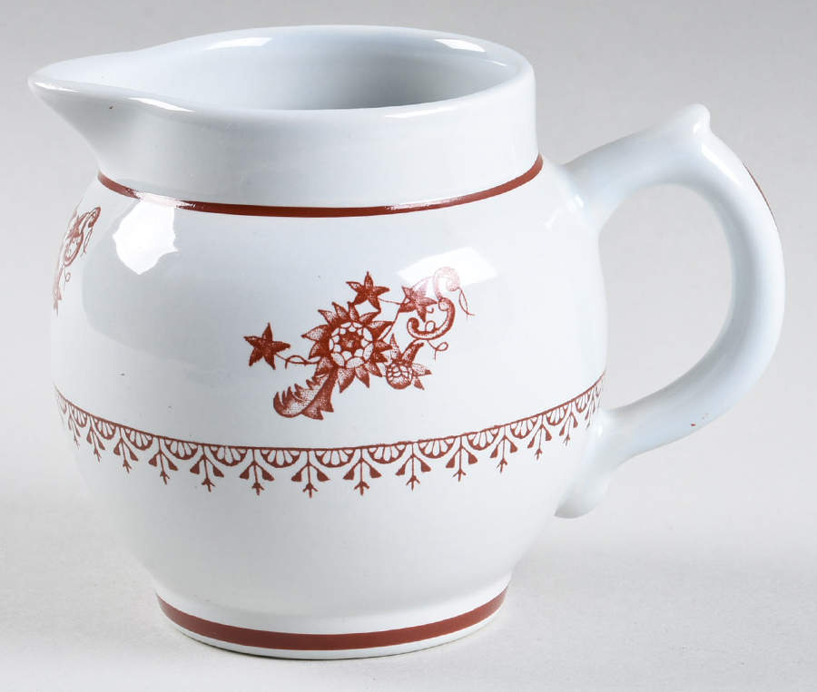 Chelsea Red Creamer by S Fieldings & Co.-1