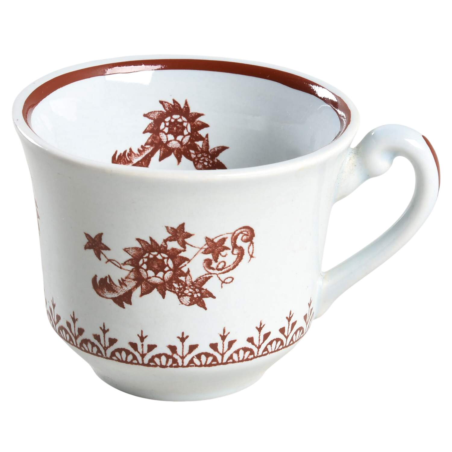 Chelsea Red Flat Demitasse Cup by S Fieldings & Co.-1