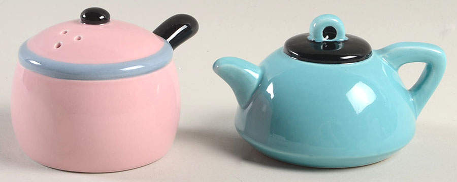 50's Kitchen Salt & Pepper Set by Fitz & Floyd-1