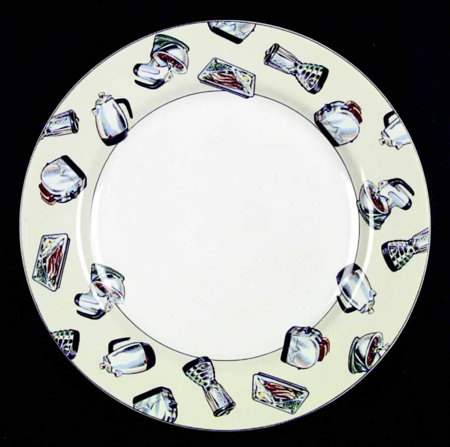 50's Kitchen Dinner Plate by Fitz & Floyd-1