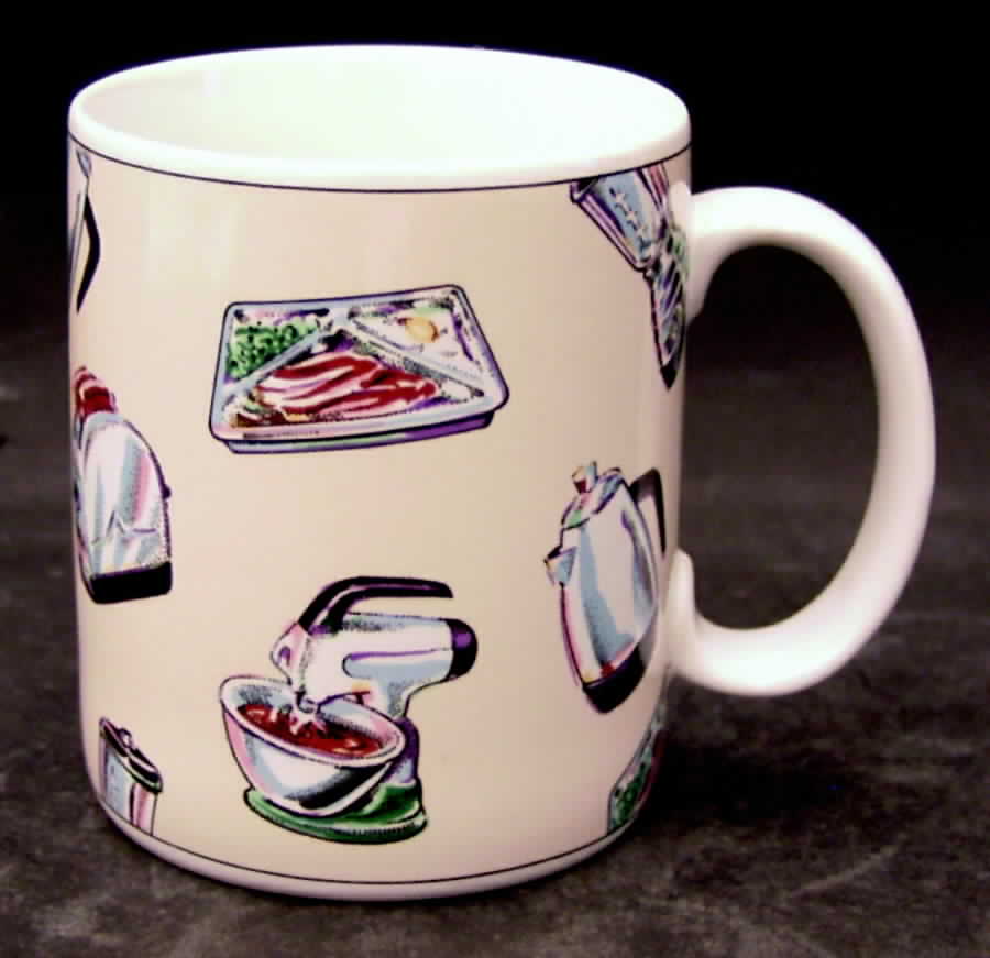 50's Kitchen Mug by Fitz & Floyd-1
