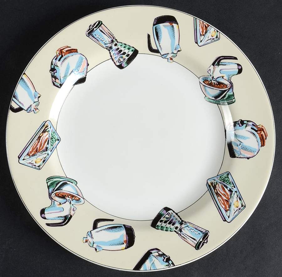 50's Kitchen Salad Plate by Fitz & Floyd-1
