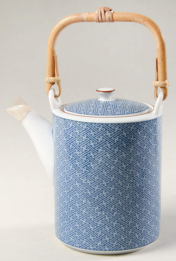 Ajiro Mini Teapot & Lid by Fitz & Floyd-1
