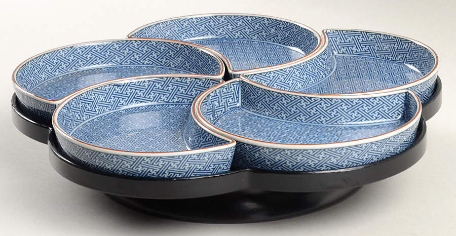 Ajiro (6 Pc) Hors d'Oeuvre Set by Fitz & Floyd-1