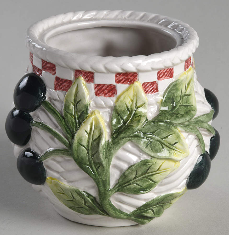 Alfresco Sculpted Sugar Bowl No Lid by Fitz & Floyd-1