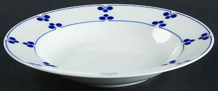 Allegro Blue Rim Soup Bowl by Fitz & Floyd-1