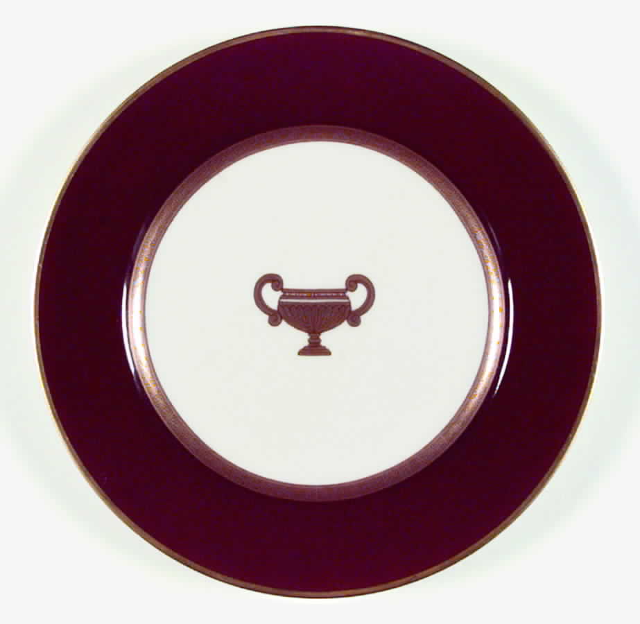 Amphora Brown Salad Plate by Fitz and Floyd-1