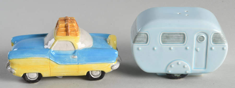American Roadside Figural Salt and Pepper by Fitz & Floyd-1