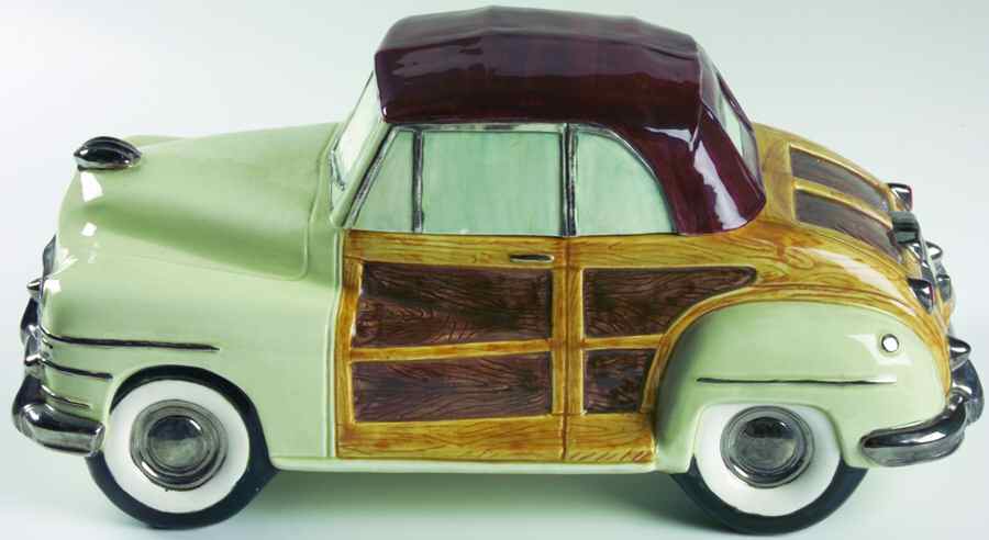 American Roadside Figural Cookie Jar & Lid by Fitz & Floyd-1