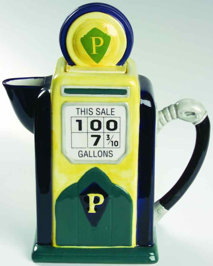 American Roadside Figural Coffee Pot & Lid by Fitz & Floyd-1