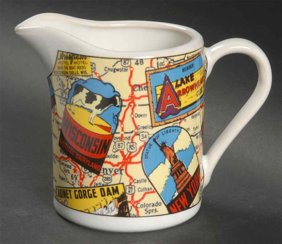 American Roadside Creamer by Fitz & Floyd-1
