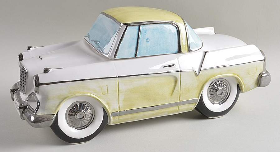 American Roadside Figural Cookie Jar & Lid by Fitz & Floyd-1