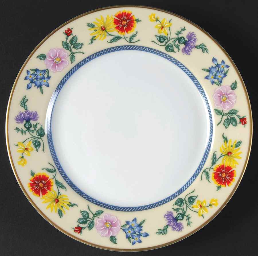American Wildflowers (Gold Trim) Bread & Butter Plate by Fitz & Floyd-1