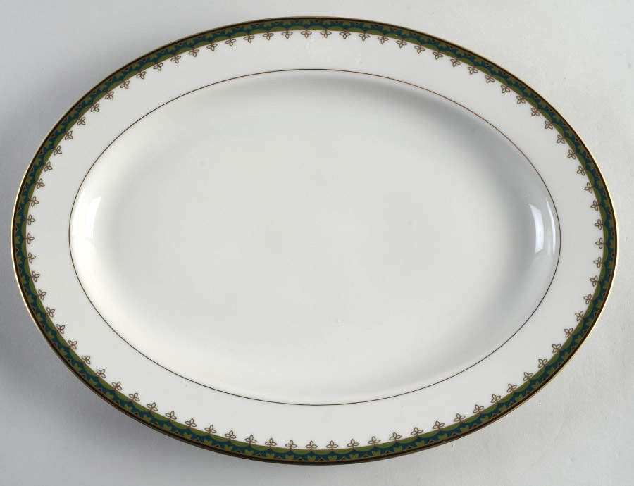 Anniston 14" Oval Serving Platter by Fitz & Floyd-1