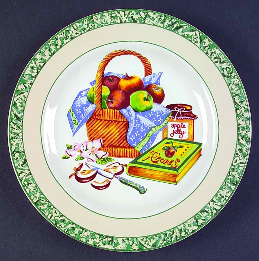 Apple Delight Salad Plate by Fitz & Floyd-1