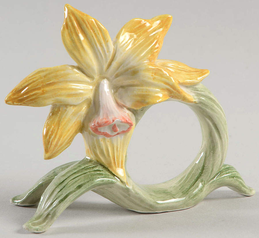 April Flowers Napkin Ring by Fitz & Floyd-1