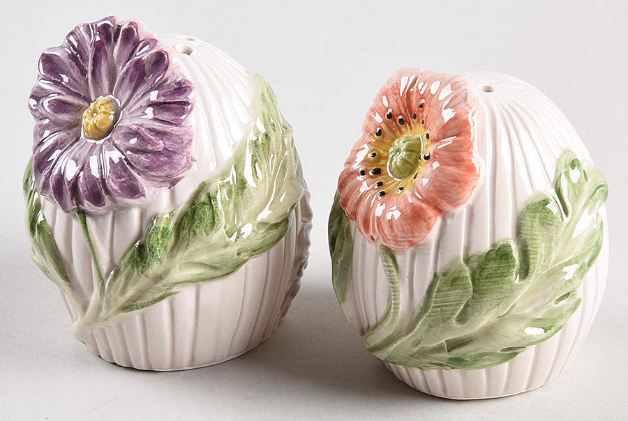April Flowers Salt & Pepper Set by Fitz & Floyd-1