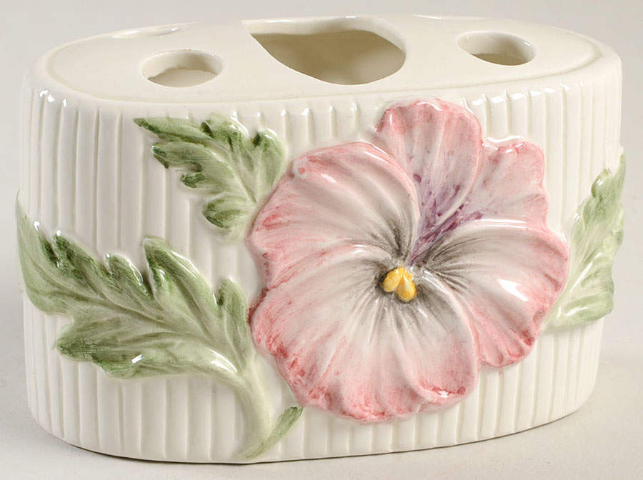 April Flowers Toothbrush Holder by Fitz & Floyd-1