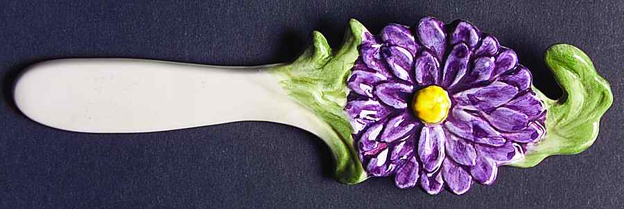 April Flowers Canape Spreader by Fitz & Floyd-1