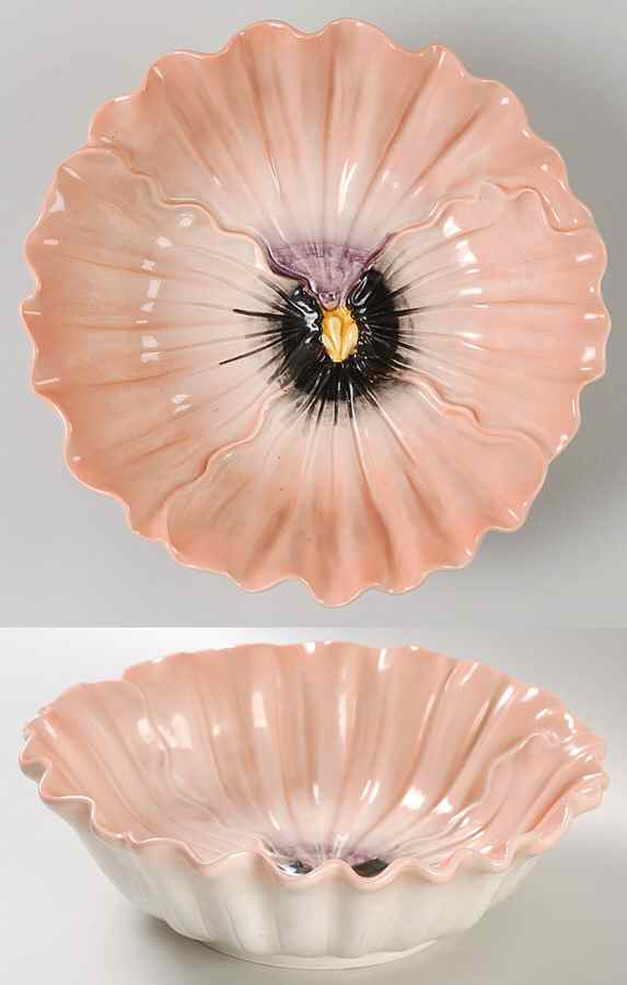 April Flowers 8" Round Vegetable Bowl by Fitz & Floyd-1