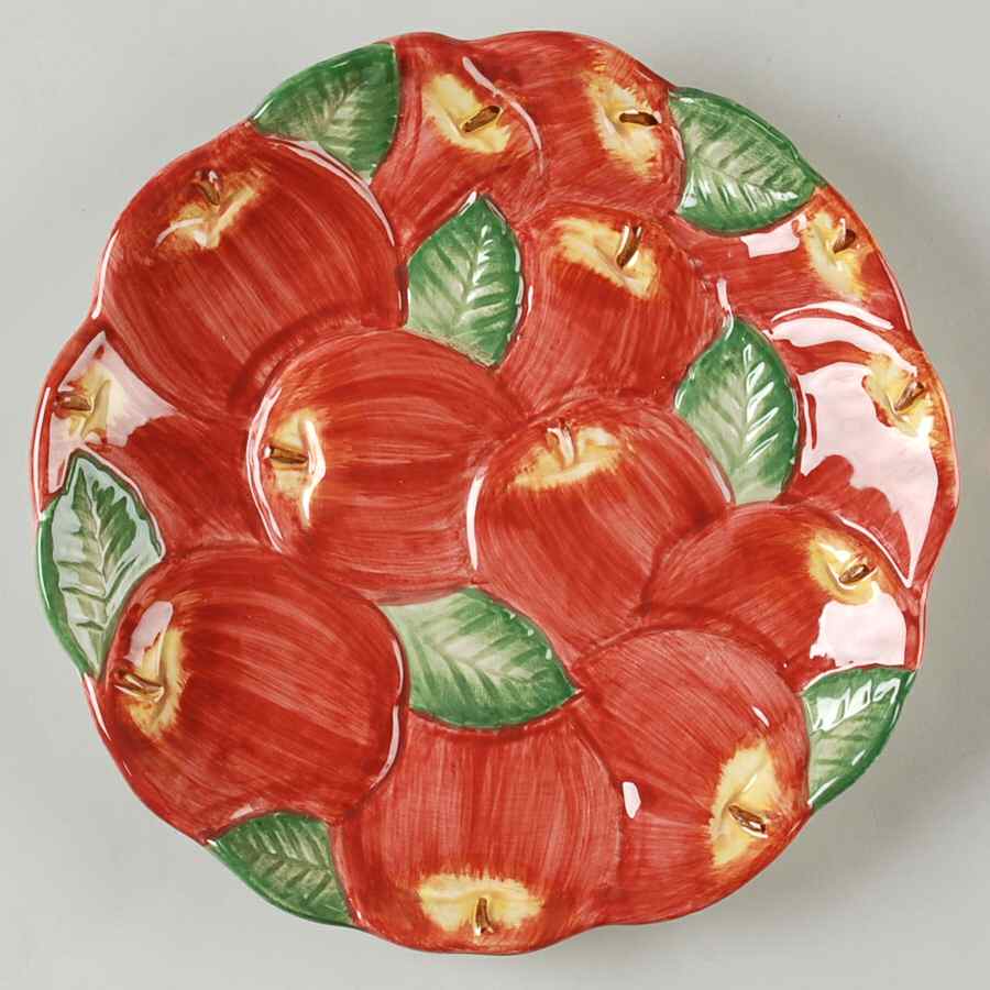 Apples Luncheon Plate by Fitz & Floyd-1