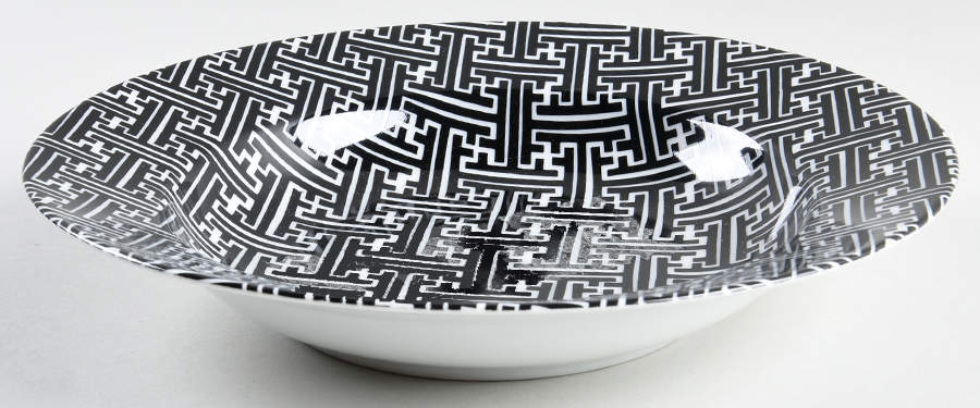 Arabesque Large Rim Soup Bowl by Fitz & Floyd-1