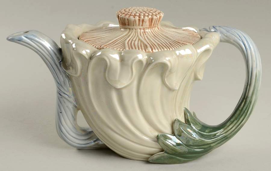 Art Nouveau Teapot & Lid by Fitz & Floyd-1