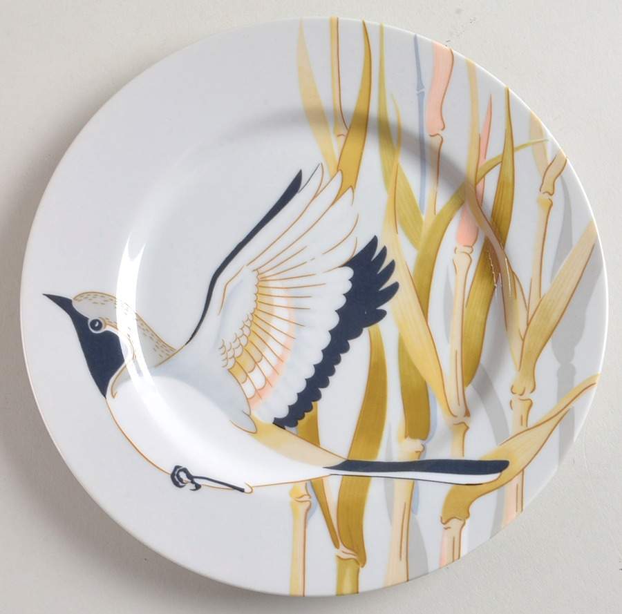 Autumn Bird Salad Plate by Fitz & Floyd-1