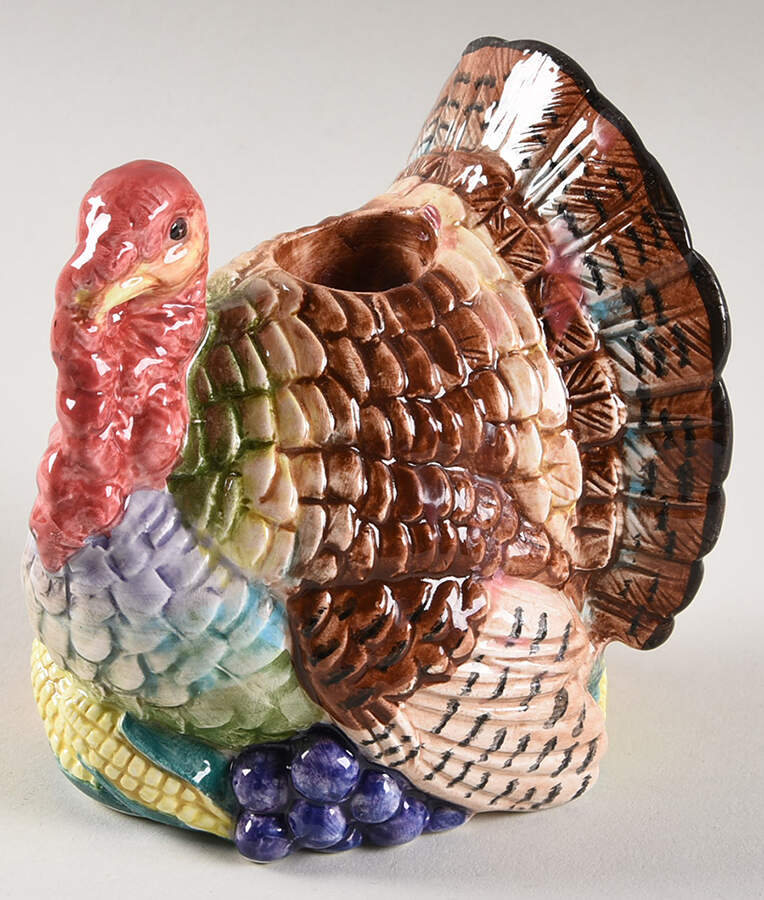 Autumn Bounty 4" Candlestick by Fitz & Floyd-1