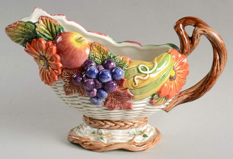 Autumn Bounty Gravy Boat by Fitz & Floyd-1
