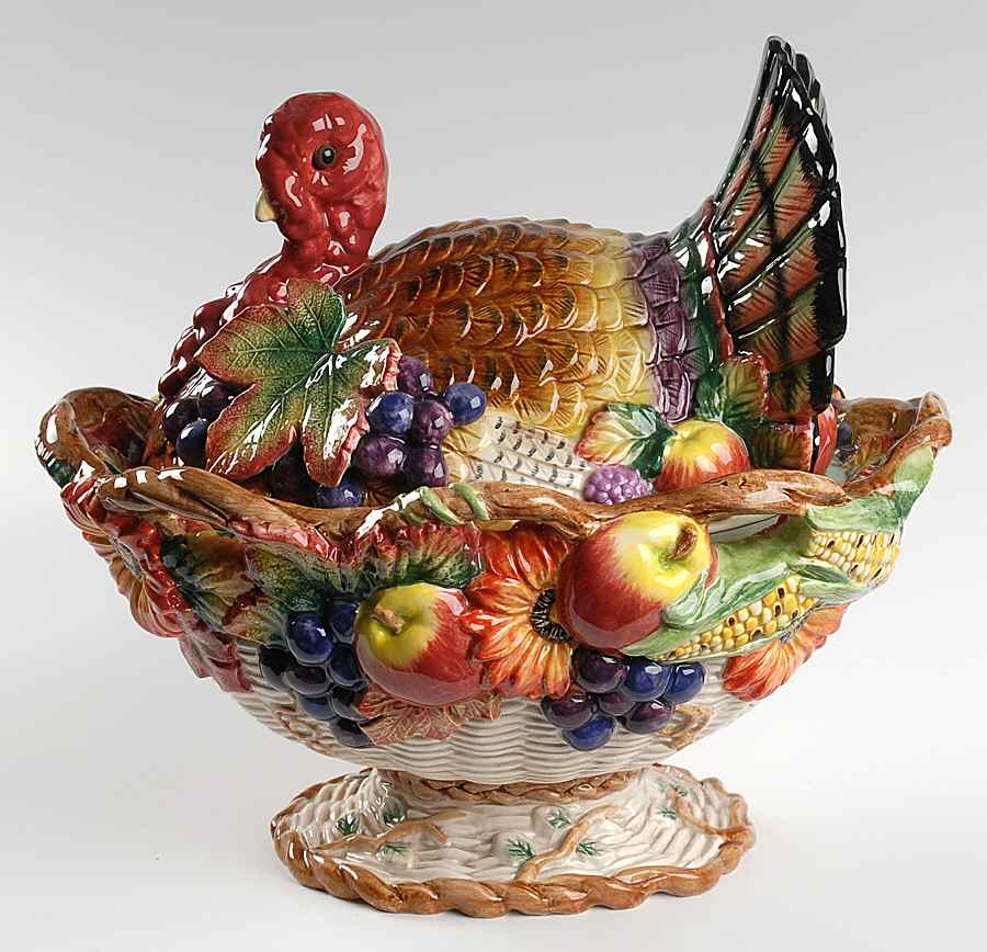 Autumn Bounty Tureen & Lid by Fitz & Floyd-1