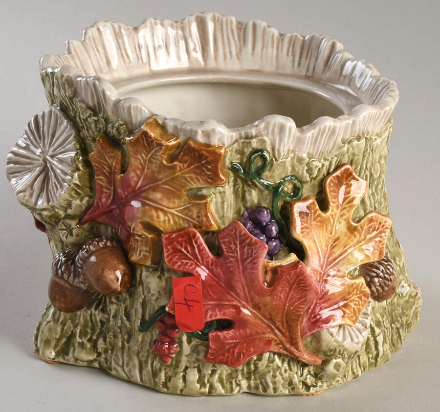 Autumn Woods Candy Jar No Lid by Fitz & Floyd-1