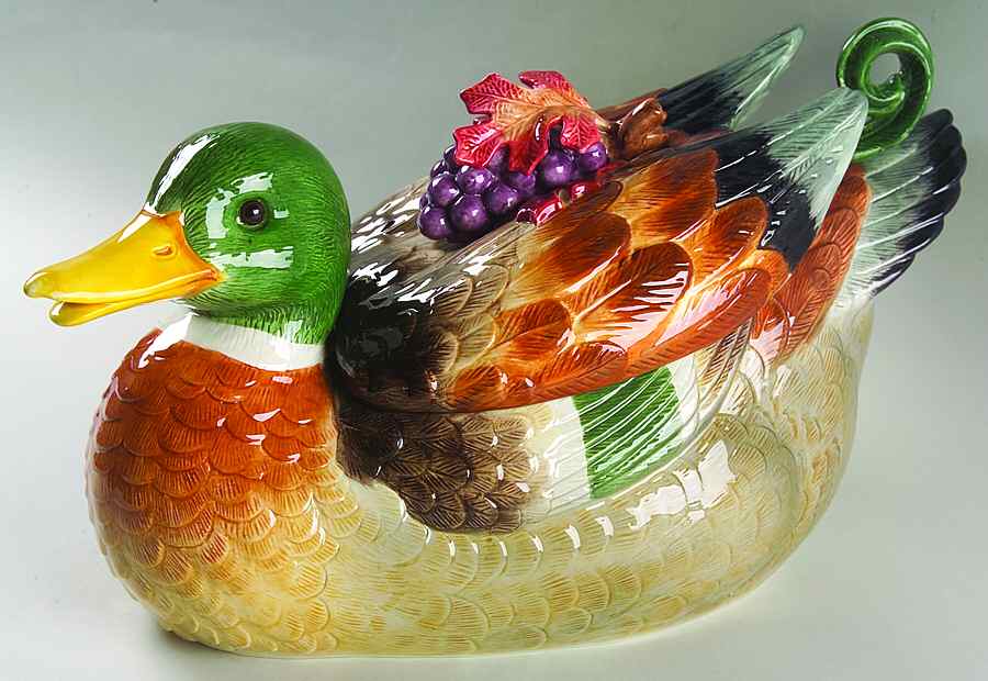 Autumn Woods Tureen & Lid w/Ladle by Fitz & Floyd-1