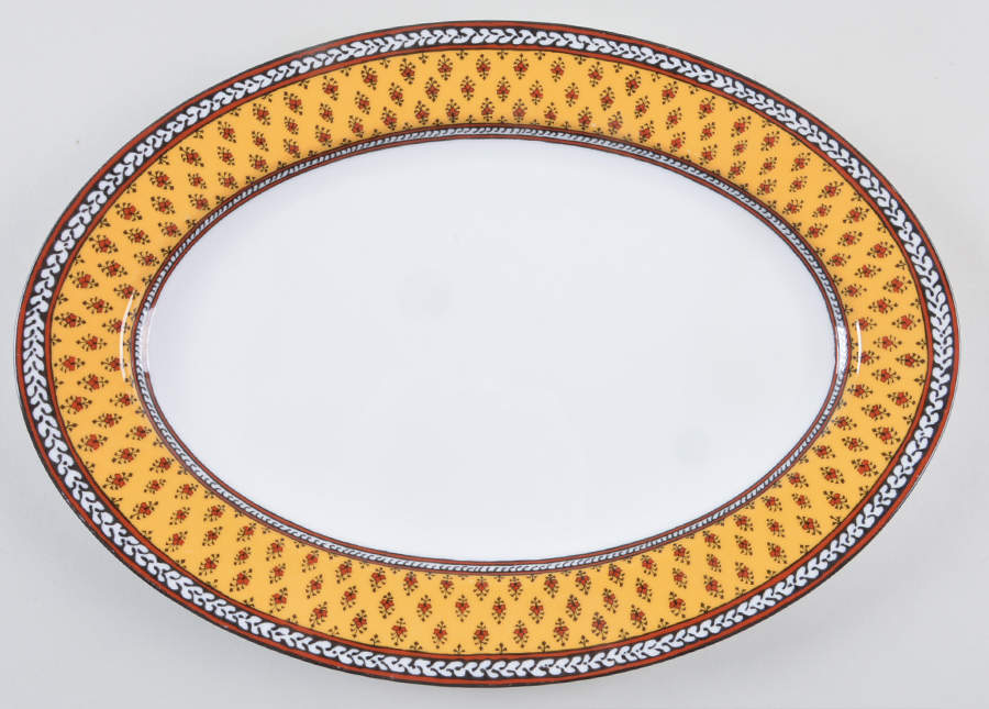 Avignon 14" Oval Serving Platter by Fitz & Floyd-1