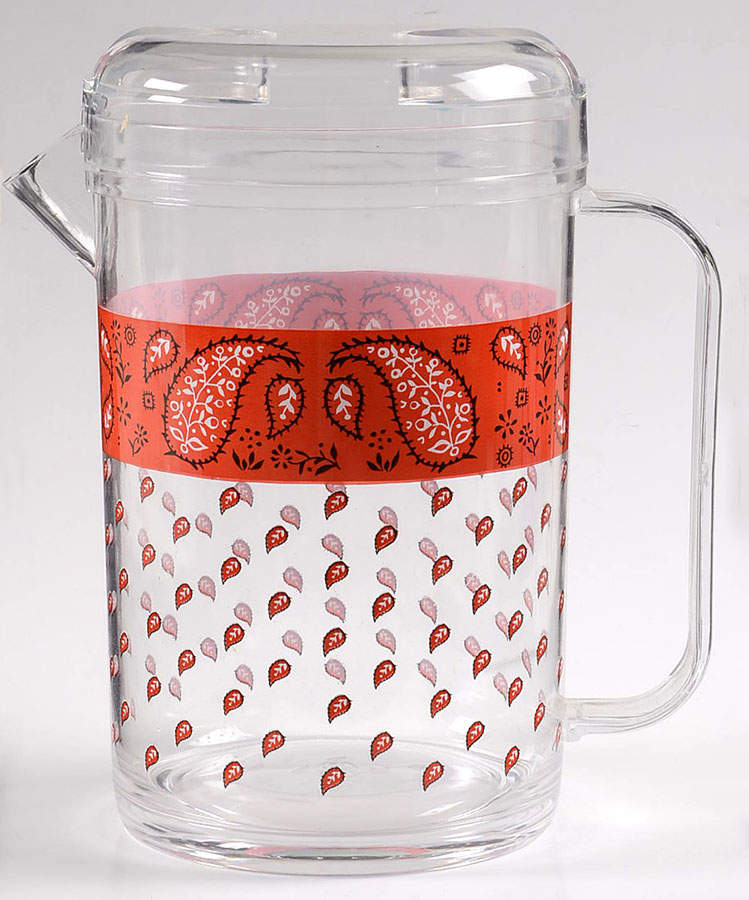 Bandana Acrylic Pitcher & Lid by Fitz & Floyd-1