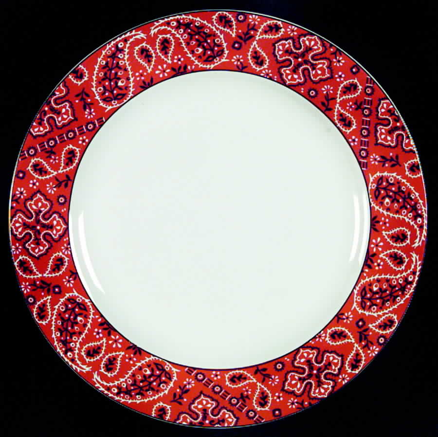 Bandana Dinner Plate by Fitz & Floyd-1
