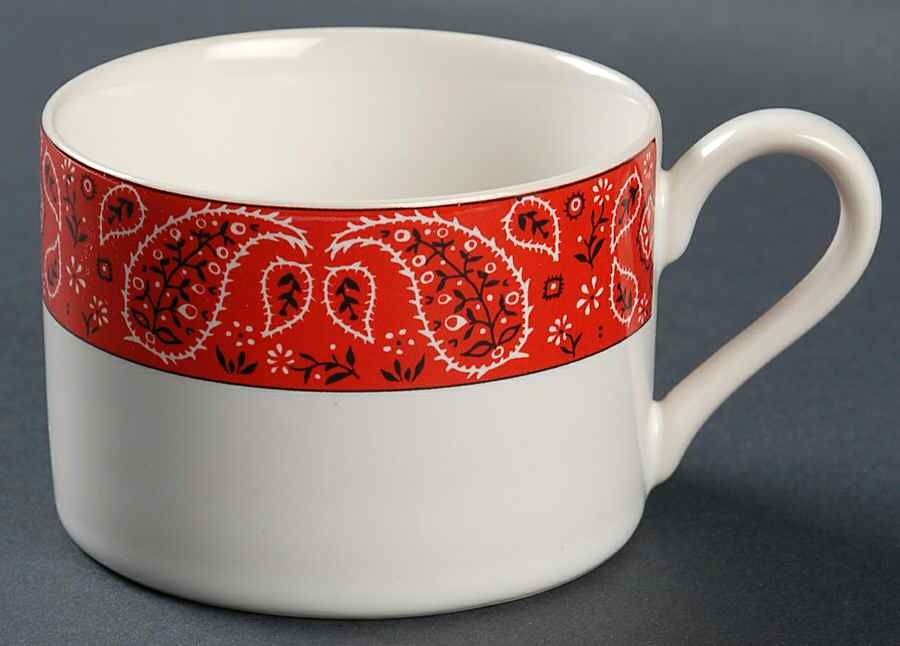 Bandana Flat Cup by Fitz & Floyd-1