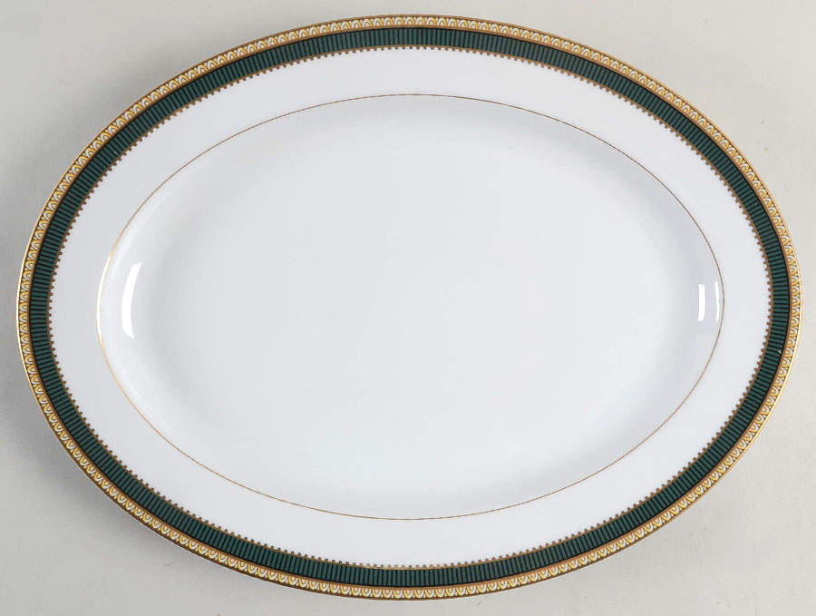 Barrington 14" Oval Serving Platter by Fitz & Floyd-1